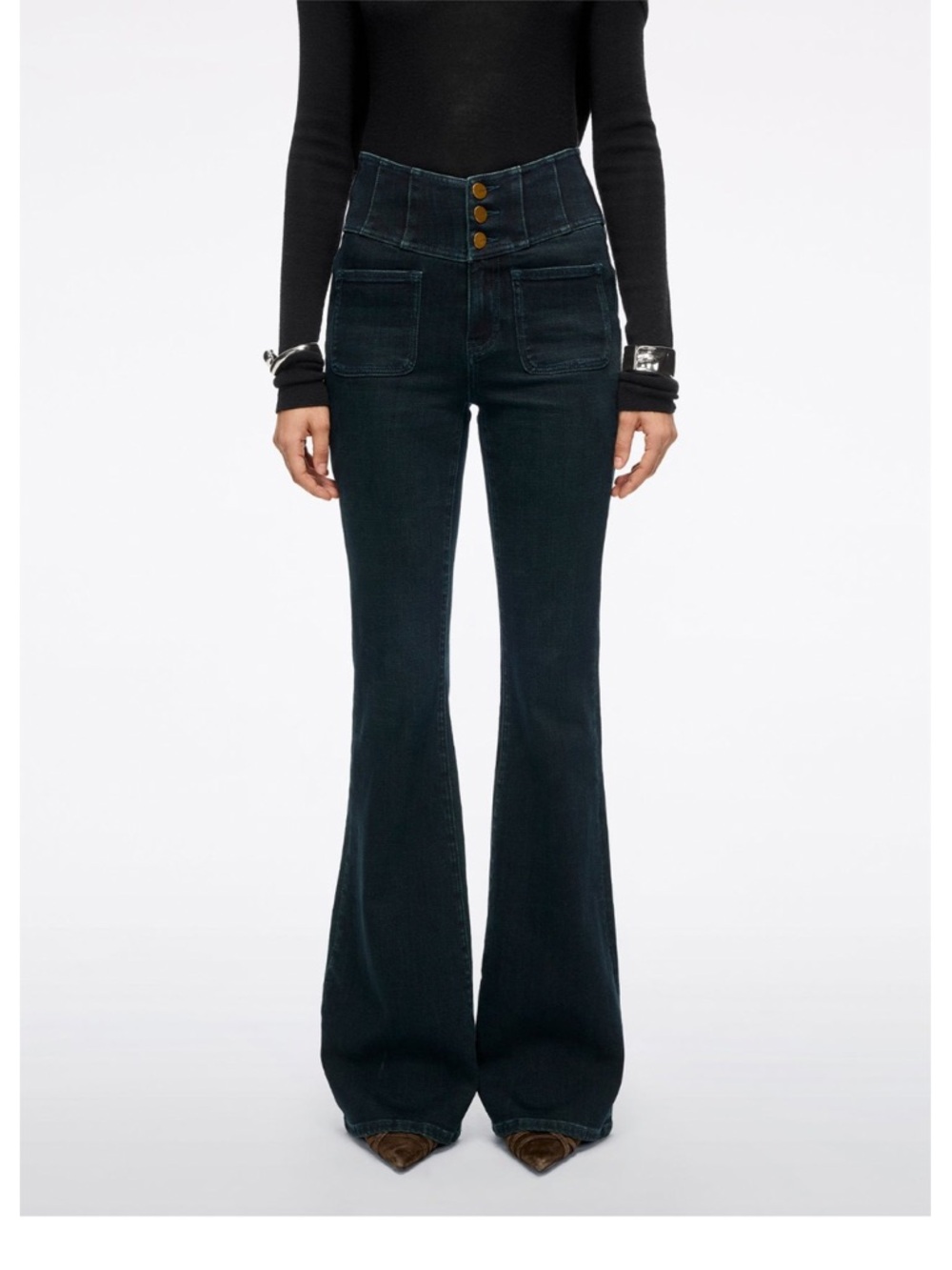 MISS SIXTY EVERYDAY-GLENDA PLUS 5 Flared Blue Jeans